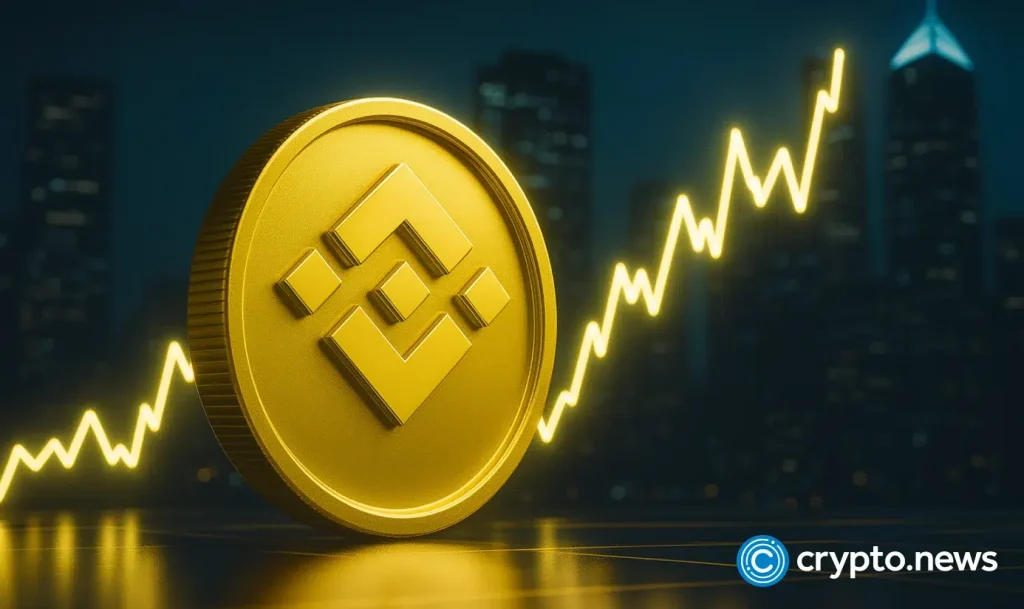 BNB breaks all-time high, founder CZ calls on bank adoption