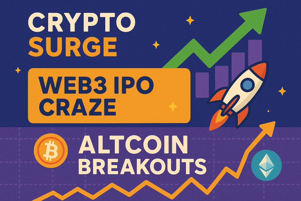 Crypto Surge, Web3 IPO Craze & Altcoin Breakouts Crypto Surge, Web3 IPO Craze & Altcoin Breakouts
