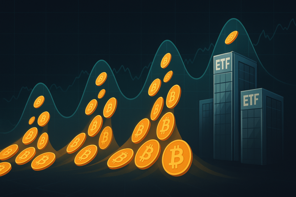 Old Bitcoin Supply Keeps Moving Into ETFs: Data Shows Three Waves So far Old Bitcoin Supply Keeps Moving Into ETFs: Data Shows Three Waves So far