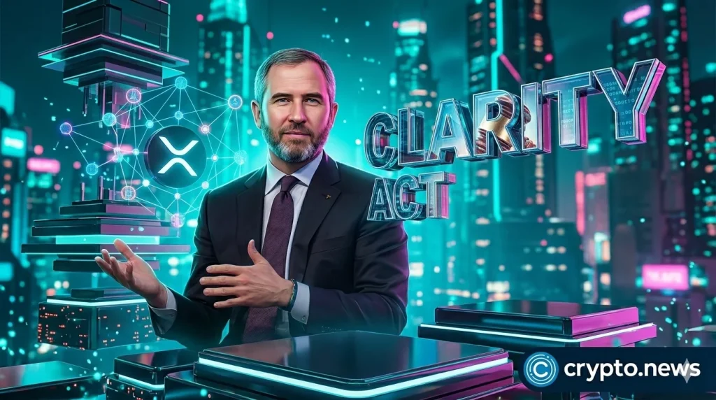 Why Brad Garlinghouse still backs CLARITY Act Why Brad Garlinghouse believes the CLARITY Act will pass in May despite missing two deadlines - 1