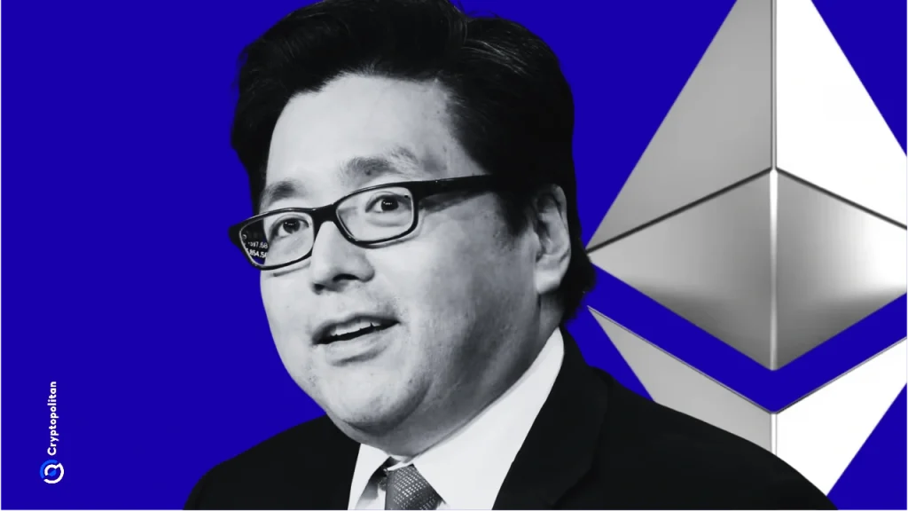 Tom Lee bets Ethereum