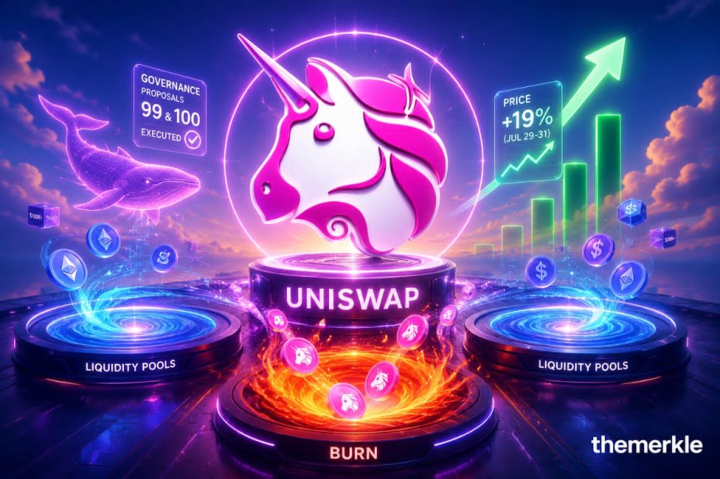 Uniswap (UNI) Is July’s Standout Top 30 Crypto Performer, Here’s What The Record Actually Shows The Merkle logo